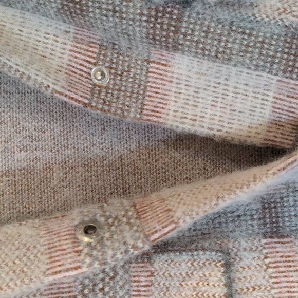 Pilcro ELiza Eyelash Sweater Jacket Size XL - Picture 8 of 11